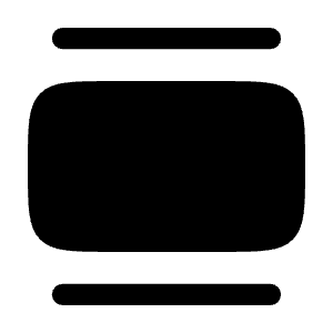 Slider Minimalistic Horizontal Icon from Solar Bold Set