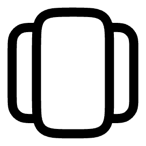 Slider Vertical Icon from Solar Linear Set