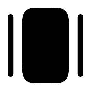 Slider Vertical Minimalistic Icon from Solar Bold Set