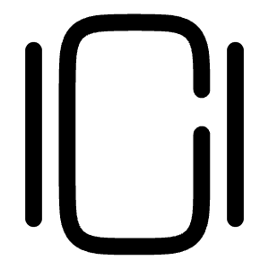Slider Vertical Minimalistic Icon from Solar Broken Set