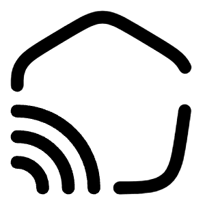 Smart Home Angle Icon from Solar Broken Set