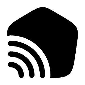 Smart Home Angle Icon from Solar Bold Set