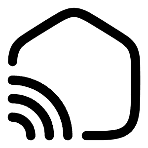 Smart Home Icon from Solar Linear Set