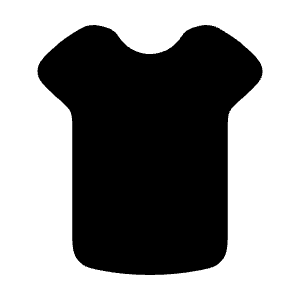 T Shirt Icon from Solar Bold Set