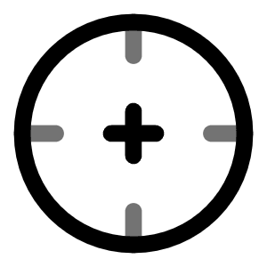 Target Icon from Solar Line Duotone Set