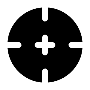 Target Icon from Solar Bold Set