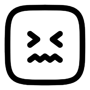 Confounded Square Icon from Solar Linear Set