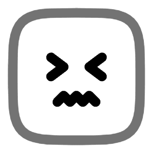 Confounded Square Icon from Solar Line Duotone Set
