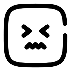 Confounded Square Icon from Solar Broken Set