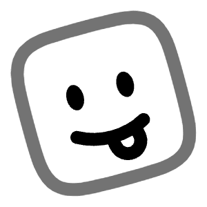 Emoji Funny Square Icon from Solar Line Duotone Set
