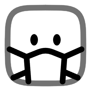 Facemask Square Icon from Solar Line Duotone Set