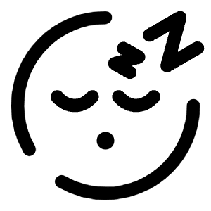 Sleeping Circle Icon from Solar Broken Set