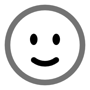 Smile Circle Icon from Solar Line Duotone Set