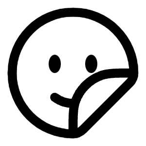 Sticker Smile Circle 2 Icon from Solar Linear Set