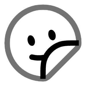 Sticker Smile Circle Icon from Solar Line Duotone Set