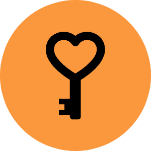 Heart Key Icon from Kameleon Pop - Free Set
