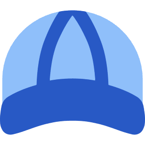 Cap Front Icon from Core Flat Set