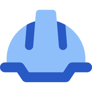 Construction Helmet 2 Icon from Core Flat Set
