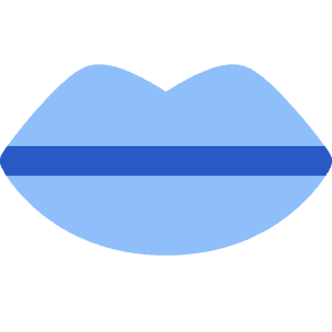 Mouth Lip Icon from Core Flat Set