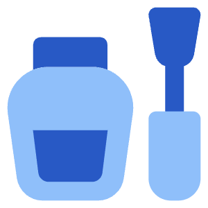 Nail Care Icon from Core Flat Set