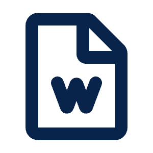 Doc Line Icon from Mingcute Line Set