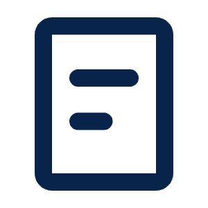 Document Line Icon from Mingcute Line Set