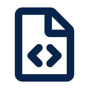 File Code Line Icon from Mingcute Line Set