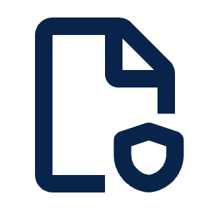 File Security Line Icon from Mingcute Line Set