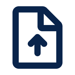 File Upload Line Icon from Mingcute Line Set