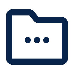 Folder More Line Icon from Mingcute Line Set