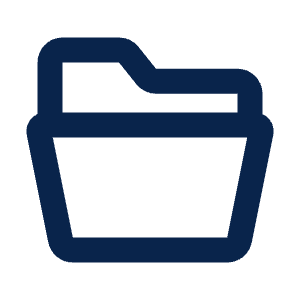 Folder Open 2 Line Icon from Mingcute Line Set