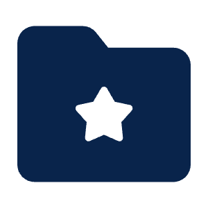 Folder Star Fill Icon from Mingcute Fill Set