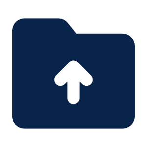 Folder Upload Fill Icon from Mingcute Fill Set