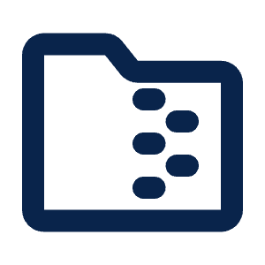 Folder Zip Line Icon from Mingcute Line Set