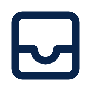 Inbox 2 Line Icon from Mingcute Line Set