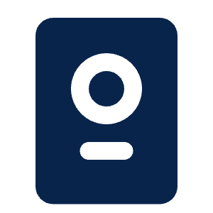 Passport Fill Icon from Mingcute Fill Set