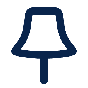 Pin 2 Line Icon from Mingcute Line Set