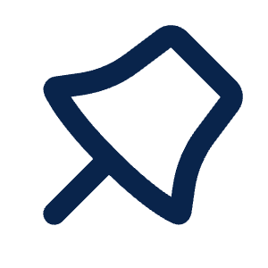 Pin Line Icon from Mingcute Line Set