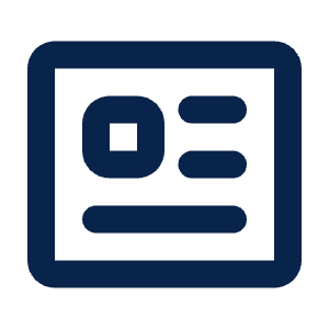 Profile Line Icon from Mingcute Line Set