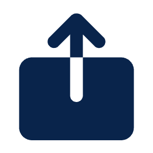 Upload Fill Icon from Mingcute Fill Set