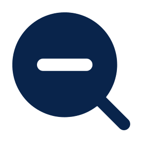 Zoom Out Fill Icon from Mingcute Fill Set