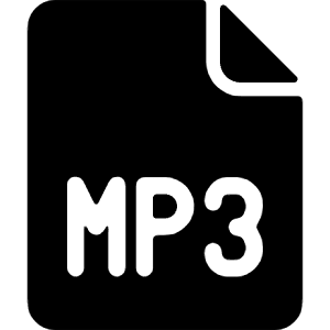 Audio File Mp 3 Icon from Ultimate Bold - Free Set