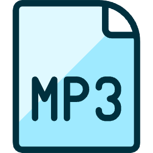 Audio File Mp3 Icon from Ultimate Duotone - Free Set