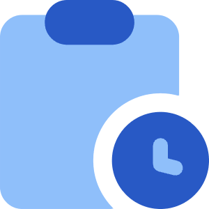 Clipboard Task Pending Action Icon from Core Flat Set