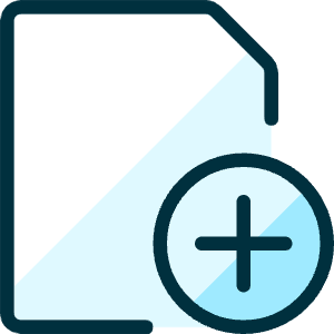 Common File Add Icon from Ultimate Duotone - Free Set