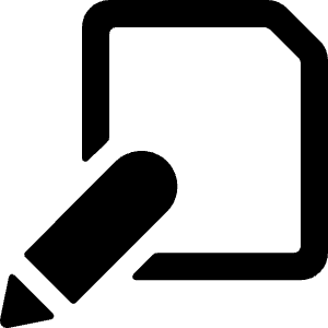 Common File Edit Icon from Ultimate Bold - Free Set