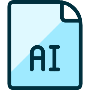 Design File Ai Icon from Ultimate Duotone - Free Set