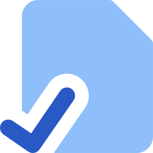 File Check Alternate Icon from Core Flat Set