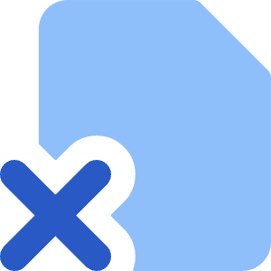 File Delete Alternate Icon from Core Flat Set