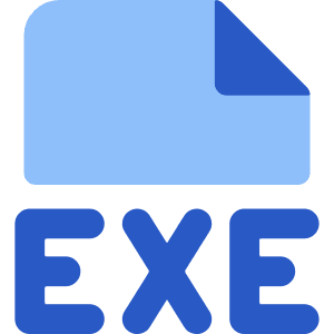 File Exe Icon from Core Flat Set